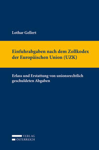 Vorderes Coverbild Einfuhrabgaben nach dem Zollkodex der Europäischen Union (UZK)