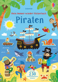 Vorderes Coverbild Mein Immer-wieder-Stickerbuch: Piraten
