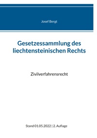 Vorderes Coverbild Gesetzessammlung des liechtensteinischen Rechts