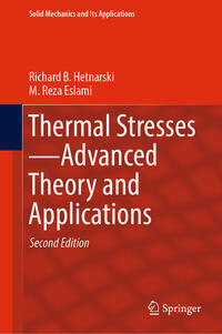 Vorderes Coverbild Thermal Stresses—Advanced Theory and Applications