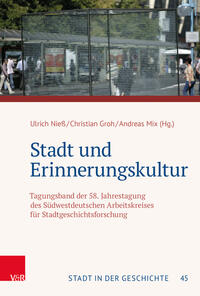 Vorderes Coverbild Stadt und Erinnerungskultur