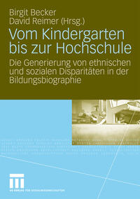 Vorderes Coverbild Vom Kindergarten bis zur Hochschule