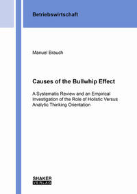 Vorderes Coverbild Causes of the Bullwhip Effect