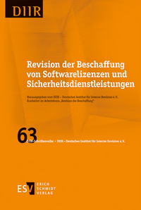 Vorderes Coverbild Revision der Beschaffung von Softwarelizenzen und Sicherheitsdienstleistungen