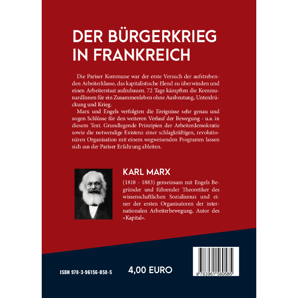 Rückseitencover Der Bürgerkrieg in Frankreich