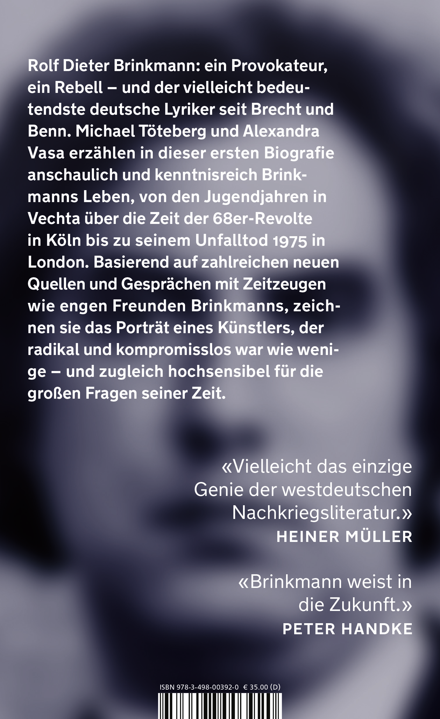 Rückseitencover Ich gehe in ein anderes Blau