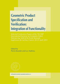 Vorderes Coverbild Geometric Product Specification and Verification: Integration of Functionality