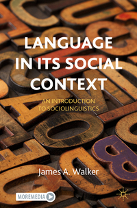 Vorderes Coverbild Language in its Social Context