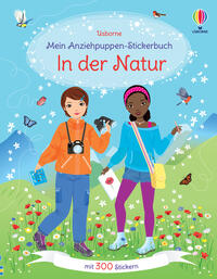 Vorderes Coverbild Mein Anziehpuppen-Stickerbuch: In der Natur