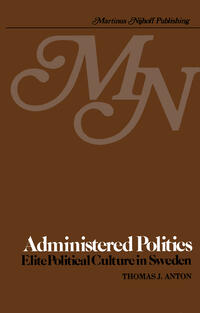 Vorderes Coverbild Administered Politics