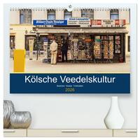 Vorderes Coverbild Kölsche Veedelskultur. Büdchen, Kioske und Trinkhallen. (hochwertiger Premium Wandkalender 2026 DIN A2 quer), Kunstdruck in Hochglanz