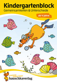 Vorderes Coverbild Kindergartenblock ab 4 Jahre - Gemeinsamkeiten & Unterschiede