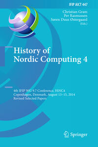 Vorderes Coverbild History of Nordic Computing 4
