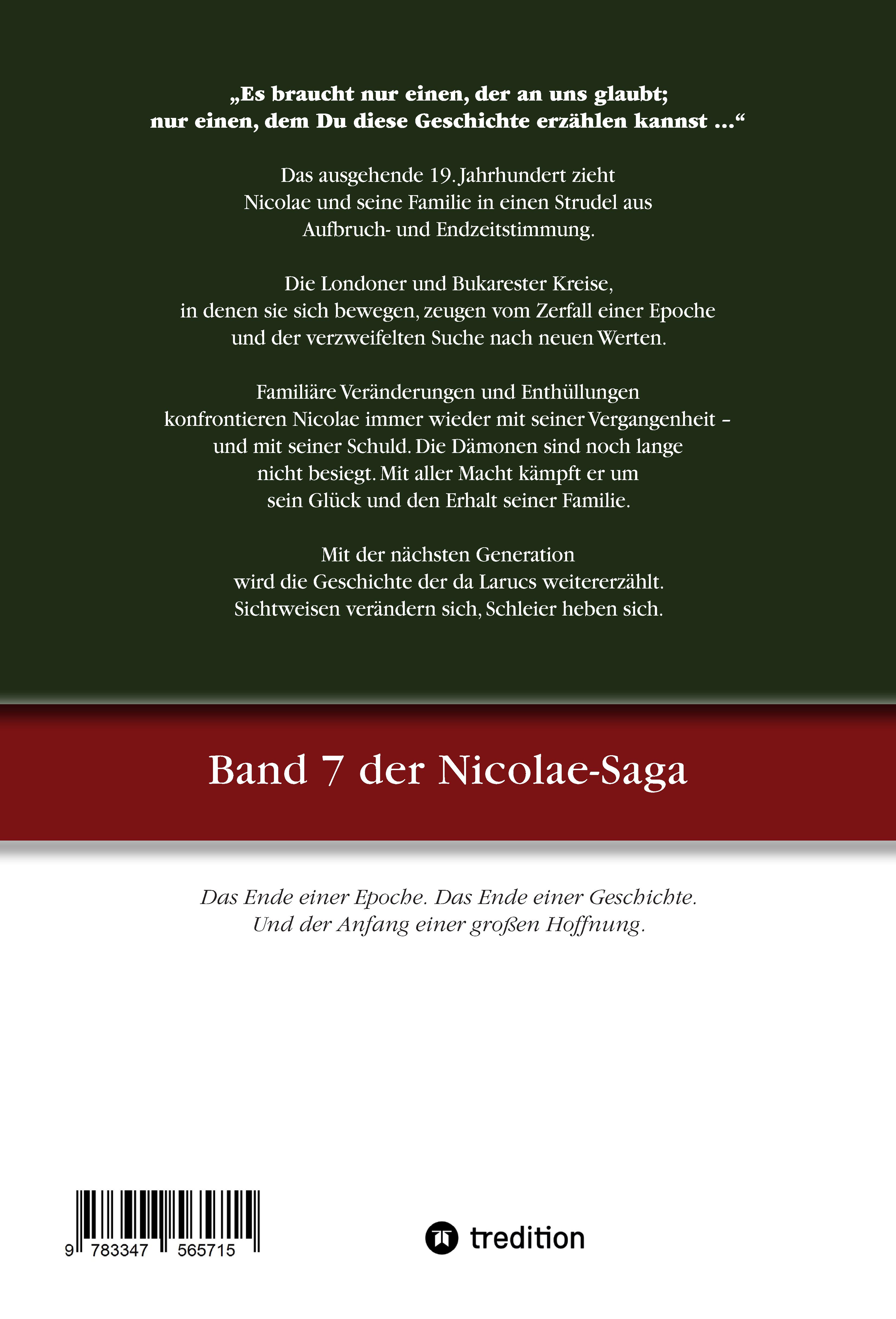 Rückseitencover Nicolae - An der Quelle