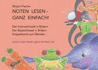 Vorderes Coverbild Noten lesen - ganz einfach! Doppelband zum Wenden
