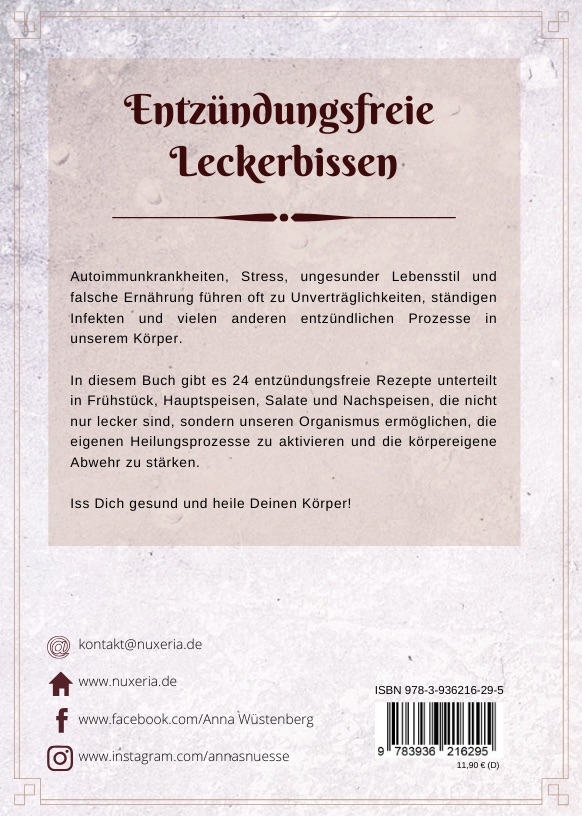 Rückseitencover Entzündungsfrei Leckerbissen