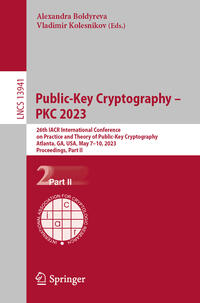 Vorderes Coverbild Public-Key Cryptography – PKC 2023