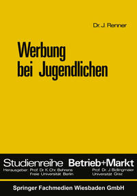 Vorderes Coverbild Werbung bei Jugendlichen