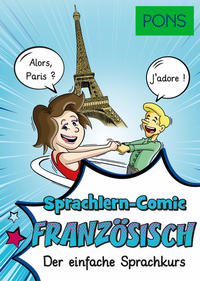 Vorderes Coverbild PONS Sprachlern-Comic Französisch