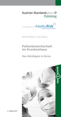 Vorderes Coverbild Patientensicherheit im Krankenhaus