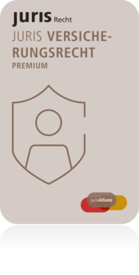 Vorderes Coverbild juris Versicherungsrecht Premium