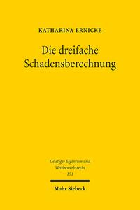 Vorderes Coverbild Die dreifache Schadensberechnung