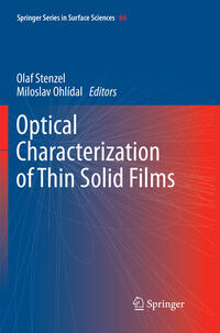 Vorderes Coverbild Optical Characterization of Thin Solid Films