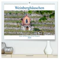 Vorderes Coverbild Weinberghäuschen - Schutz- und Werkzeughaus für den Weingärtner (hochwertiger Premium Wandkalender 2026 DIN A2 quer), Kunstdruck in Hochglanz