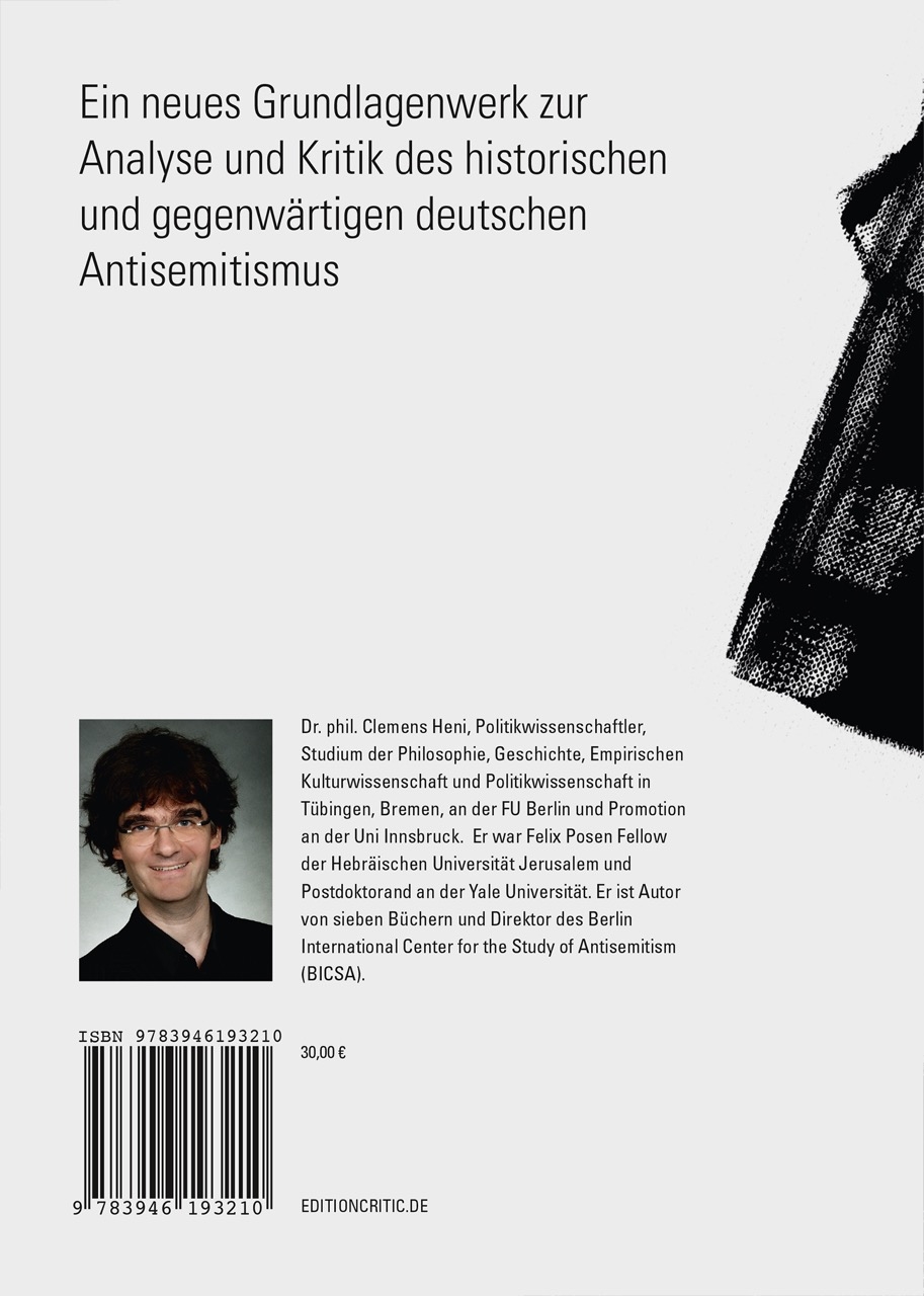 Rückseitencover Der Komplex Antisemitismus