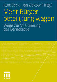 Vorderes Coverbild Mehr Bürgerbeteiligung wagen