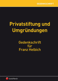 Vorderes Coverbild Gedenkschrift Franz Helbich