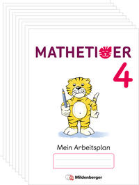 Vorderes Coverbild Mathetiger 4 – Arbeitsplan zur Heftausgabe (VPE 10)