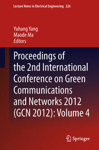 Vorderes Coverbild Proceedings of the 2nd International Conference on Green Communications and Networks 2012 (GCN 2012): Volume 4
