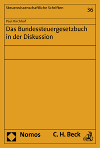 Vorderes Coverbild Das Bundessteuergesetzbuch in der Diskussion