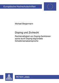 Vorderes Coverbild Doping und Zivilrecht