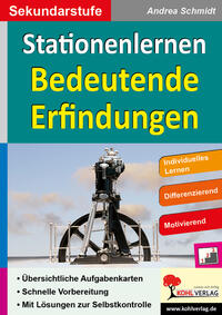 Vorderes Coverbild Stationenlernen Bedeutende Erfindungen