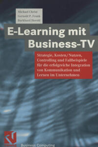 Vorderes Coverbild E-Learning mit Business TV
