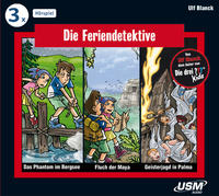 Vorderes Coverbild Die Feriendetektive 3-er Hörbox 1