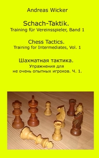 Vorderes Coverbild Schach-Taktik. Training für Vereinsspieler, Bd. 1