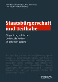 Vorderes Coverbild Staatsbürgerschaft und Teilhabe