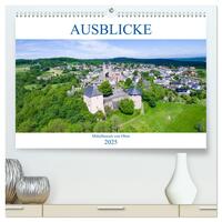 Vorderes Coverbild Ausblicke - Mittelhessen von Oben (hochwertiger Premium Wandkalender 2025 DIN A2 quer), Kunstdruck in Hochglanz