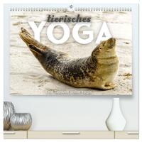 Vorderes Coverbild Tierisches Yoga - Eine Tierwelt voller Yogis. (hochwertiger Premium Wandkalender 2026 DIN A2 quer), Kunstdruck in Hochglanz