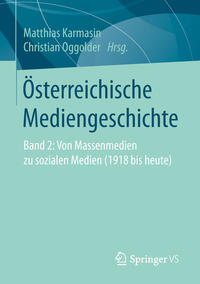 Vorderes Coverbild Österreichische Mediengeschichte