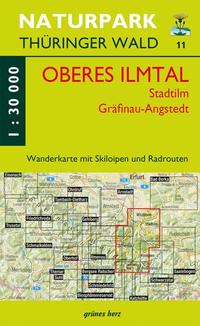 Vorderes Coverbild Wanderkarte 11 Oberes Ilmtal, Stadtilm, Gräfinau-Angstedt
