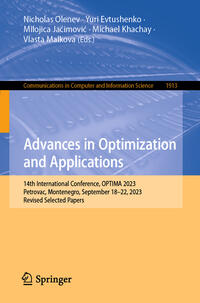Vorderes Coverbild Advances in Optimization and Applications