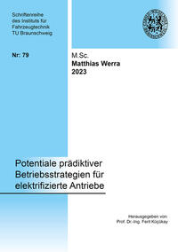 Vorderes Coverbild Potentiale prädiktiver Betriebsstrategien für elektrifizierte Antriebe