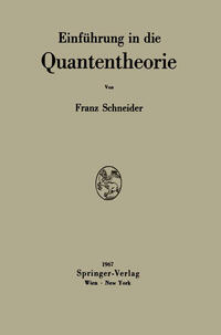 Vorderes Coverbild Einführung in die Quantentheorie