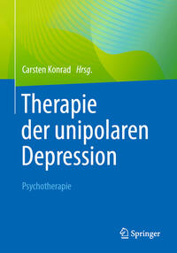 Vorderes Coverbild Therapie der unipolaren Depression - Psychotherapie