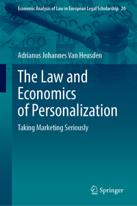 Vorderes Coverbild The Law and Economics of Personalization