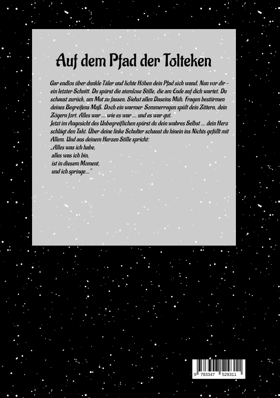 Rückseitencover Geheimnisse der Unendlichkeit